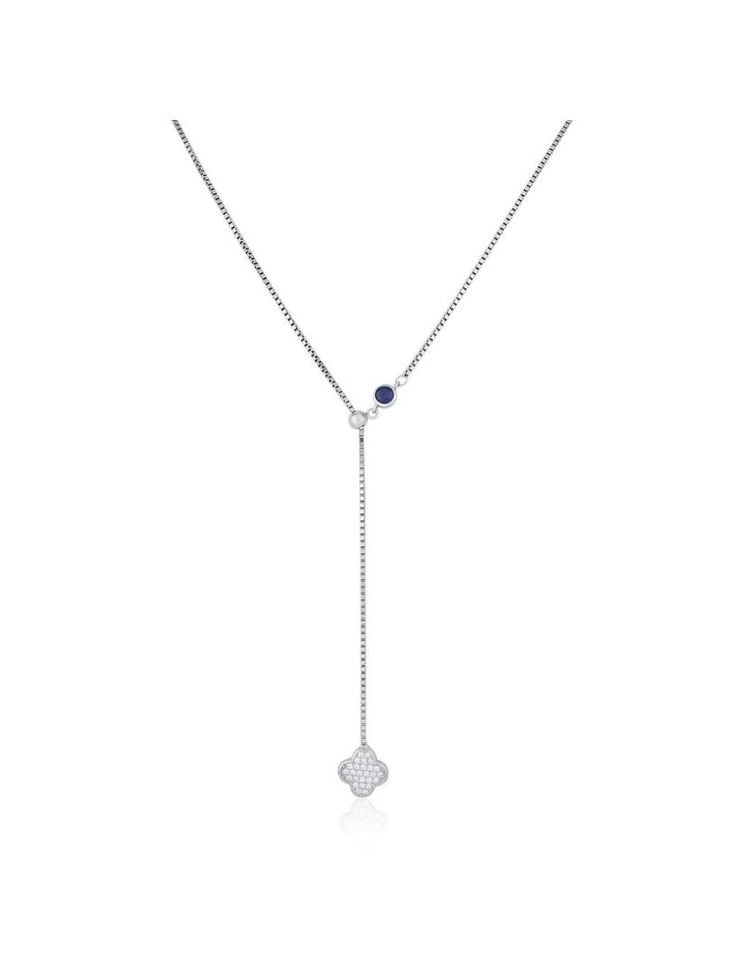 Azure Charm Lariat Necklace - Shyne Jewels