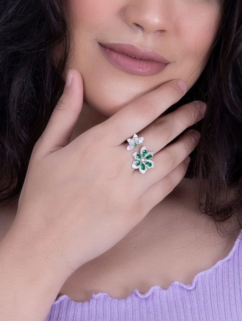 Blossomed Flower Ring - Shyne Jewels