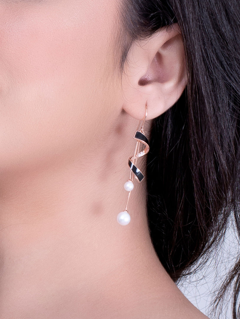 Pearl Cascade Earring - Shyne Jewels